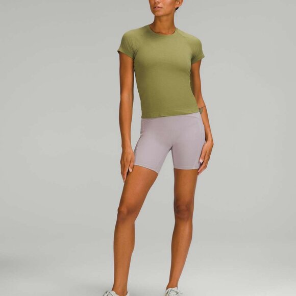 NWT Lululemon Swiftly Tech Short Sleeve 2.0 *Race, Sz 6, Bronze Green - Picture 3 of 7